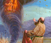 Enoch sees Elijah taken up